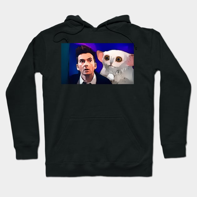 The Doctor and The Meep Hoodie by Doctor Who Tees 